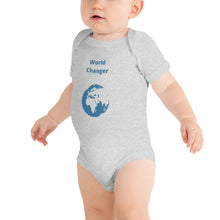 "World Changer" Baby short sleeve one piece (multiple colors)