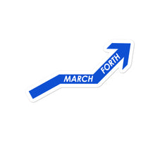 March Forth Movement Symbol Bubble-free stickers